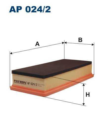 Filtr powietrza Filtron AP 024/2
