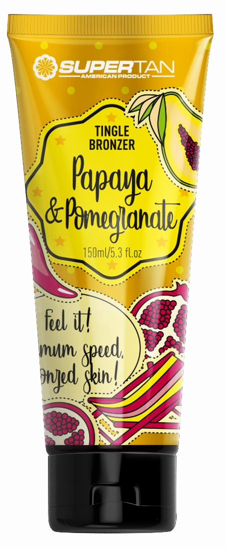 Supertan, Bronzer Papaya&Pomegranate Maximum, 150 ml