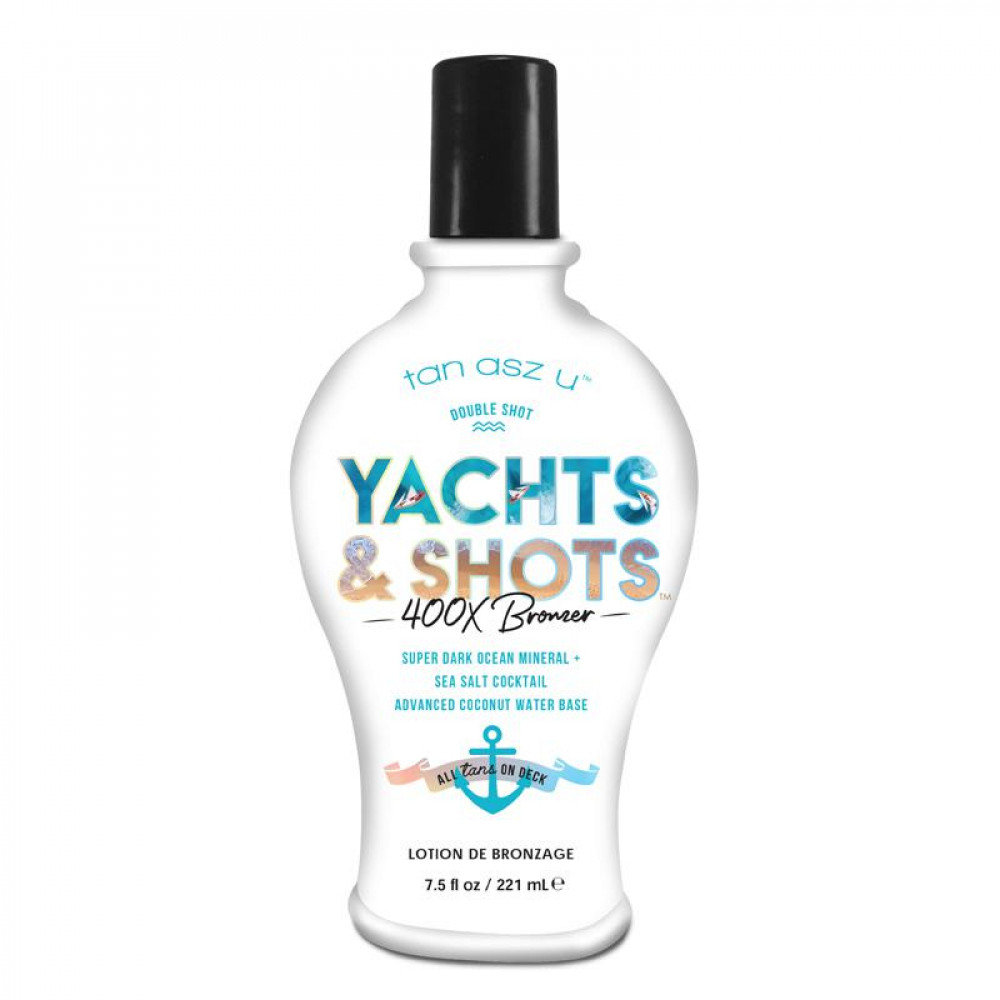 Tan Asz U, Double Shot Yachts & Shots, Bronzer do opalania, 221 ml