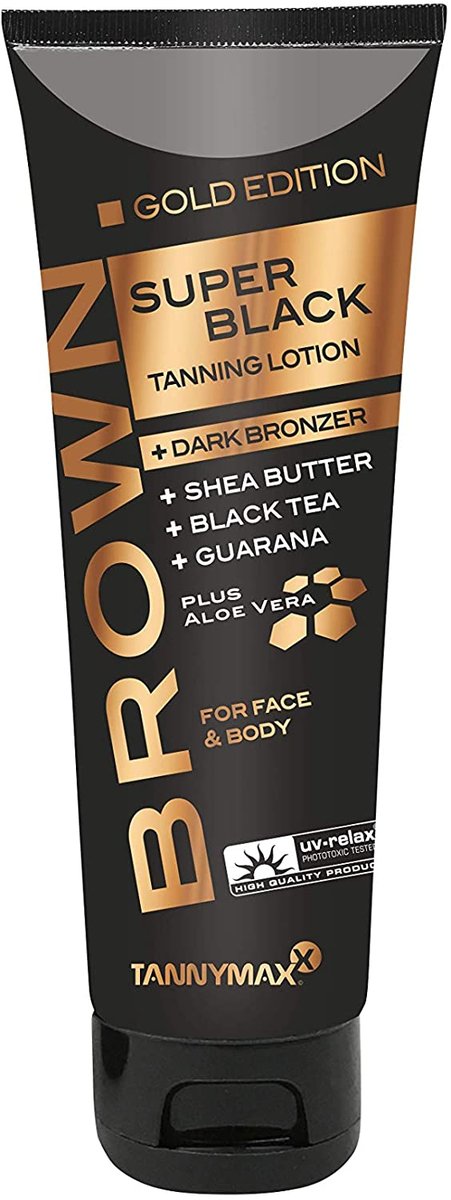TannyMaxx Tannymaxx Brown Super Black Gold Edition Tanning + Bronzing Lotion, 125 ml