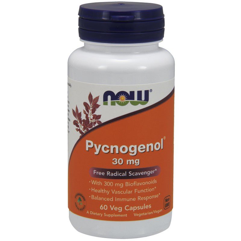 Now® Foods NOW Pycnogenol, 30 mg, 60 kapsułek roślinnych