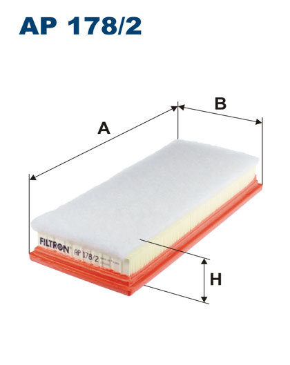 Zdjęcia - Filtr powietrza Filtron   AP 178/2 