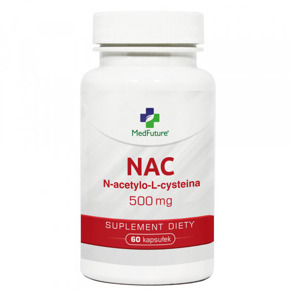 Medfuture NAC L-cysteina 500 mg 60 - kapsułek