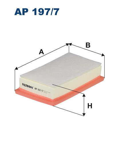 Filtron AP 197/7 FILTR POWIETRZA KIA RIO 17-, STONIC 17-, HYUNDAI SOLARIS -17 AP197/7