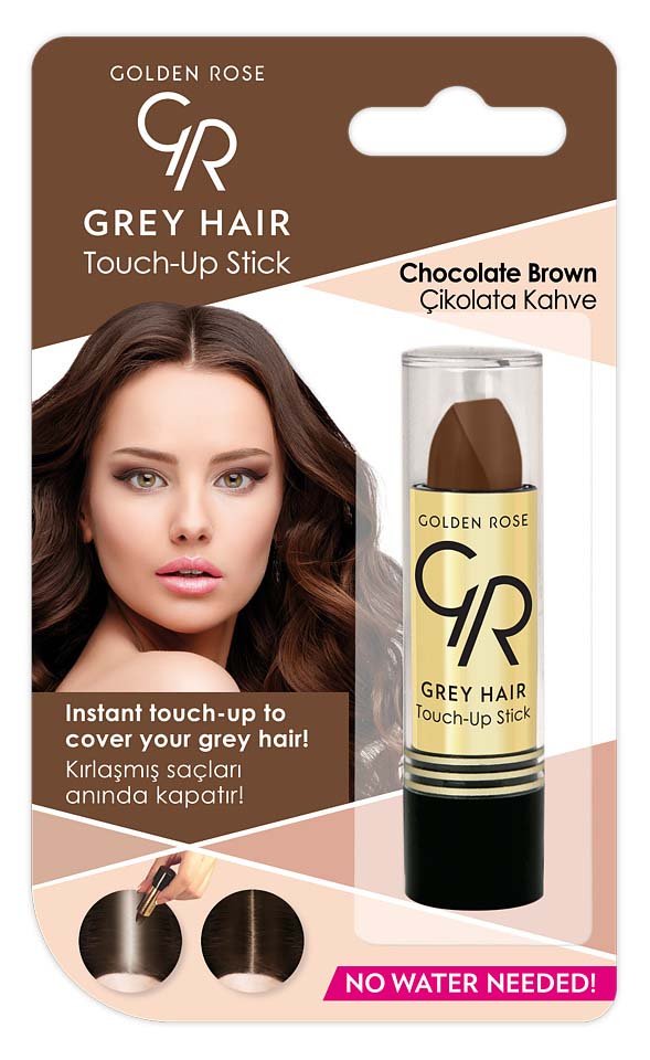 Golden Rose Grey Hair Touch-Up Stick sztyft na odrosty 8 Chocolate 5,2g