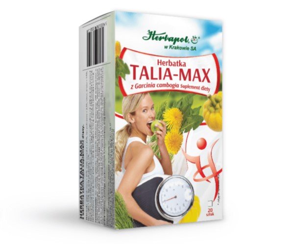 Herbapol KRAKÓW HERBATKA TALIA-MAX Z GARCINIA CAMBOGIA 20 saszetek Wysyłka kurierem tylko 10,99 zł