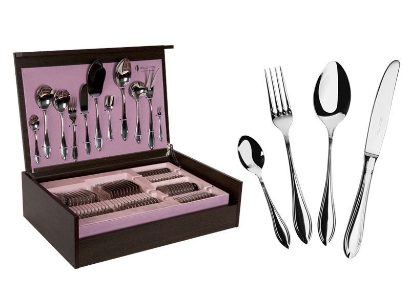 Sztućce Tamisa 12/72 w kasecie Belo Inox