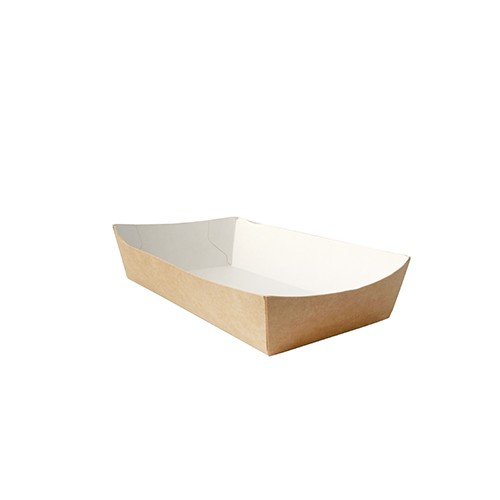 Tacki papierowe jednorazowe głębokie kraft 18x12cm