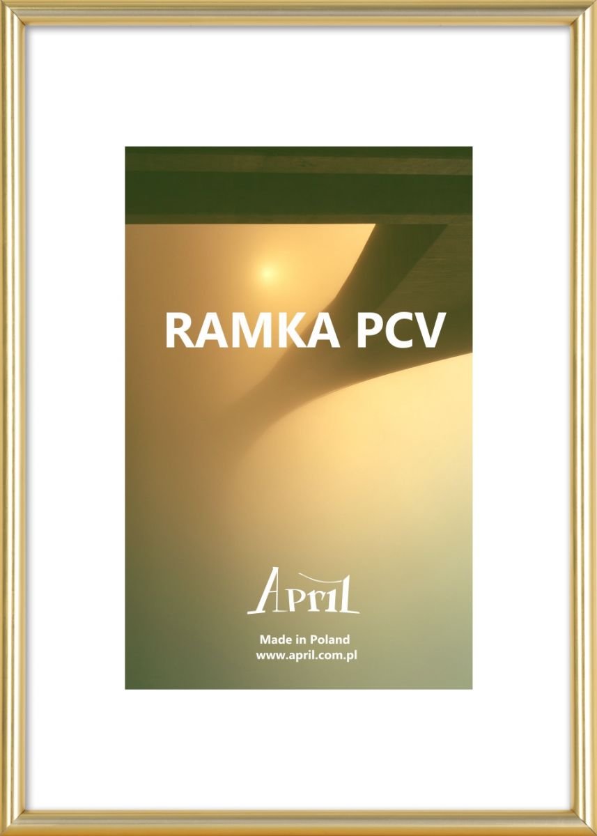 Ramka 29,7x42 (A3) PCV złota, półbłysk (RA19)