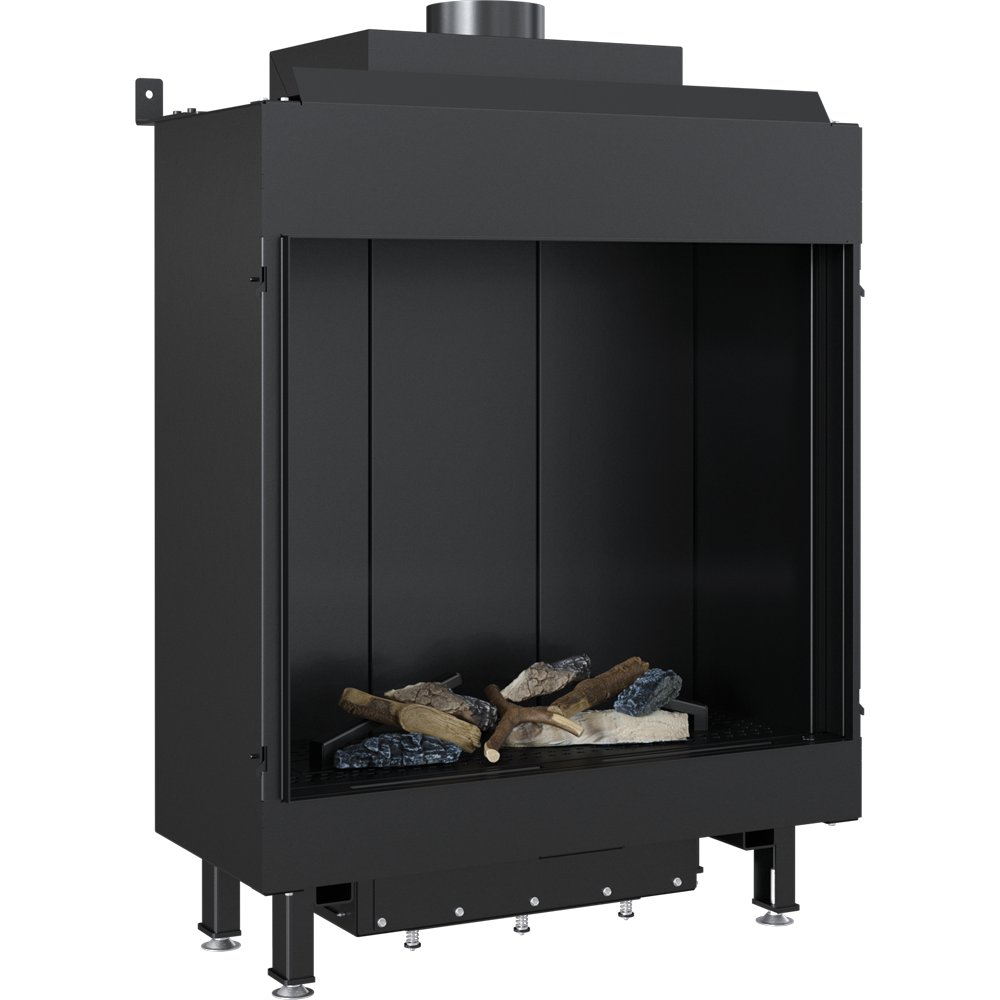 Kominek gazowy LEO 62 frontowy gaz ziemny ∅ 100/150 5,6 kW