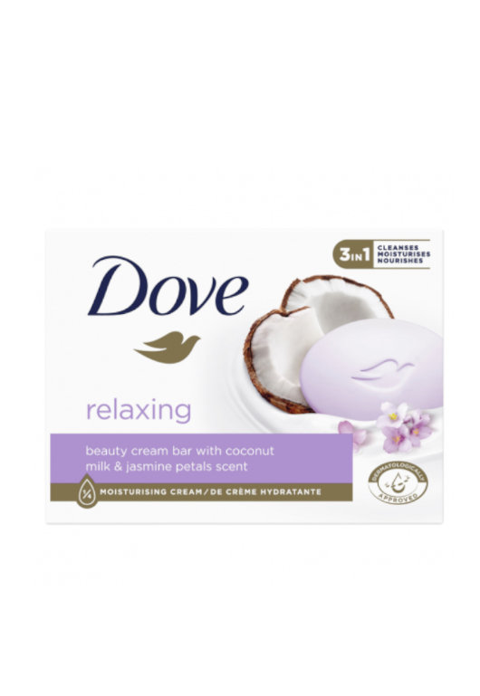 Dove, Unilever, Relaksujące mydło w kostce 3in1 Coconut Milk & Jasmine, 90 g