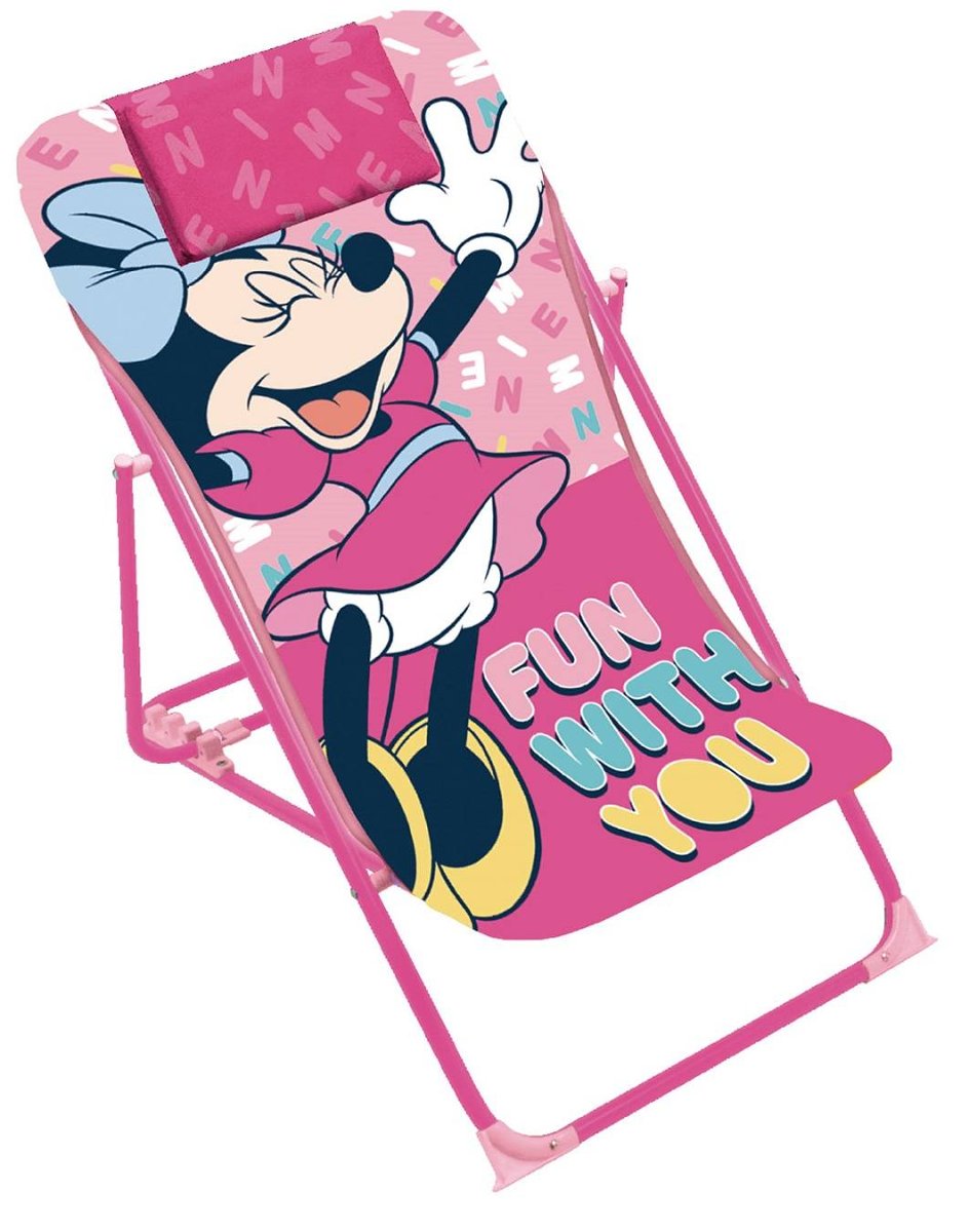 Disney Myszka Minnie Leżak Krzesło Leżaczek Dzieci