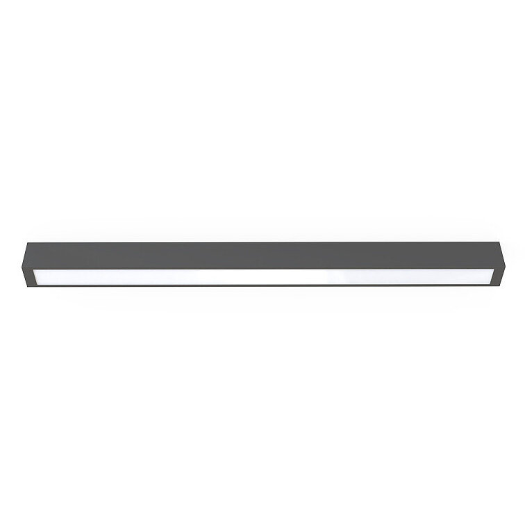 Nowodvorski Lampa sufitowa STRAIGHT LED graphite ceiling dł. 90cm grafit 7553
