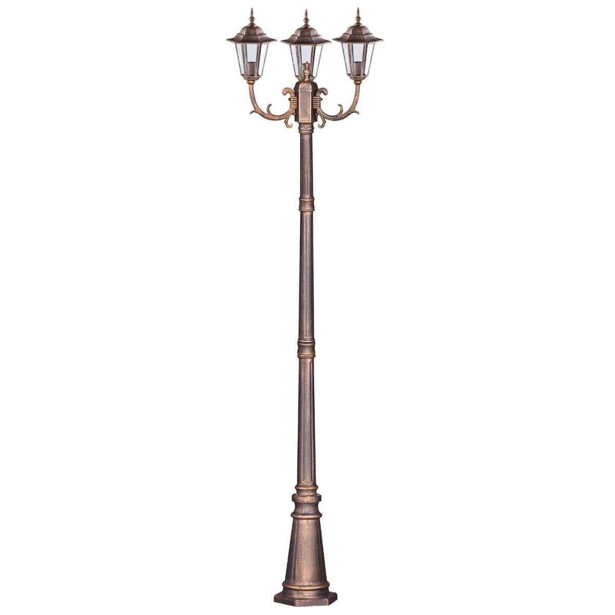 Kaja Standard lampa stojąca zewnętrzna 3x60W czarna/złota K-7009A2/3CZARNY/ZŁOTY