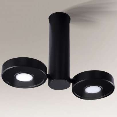 Shilo plafon reflektorki) LED Natori IL 2x(10W 1000lm) 3000K czarny 2262
