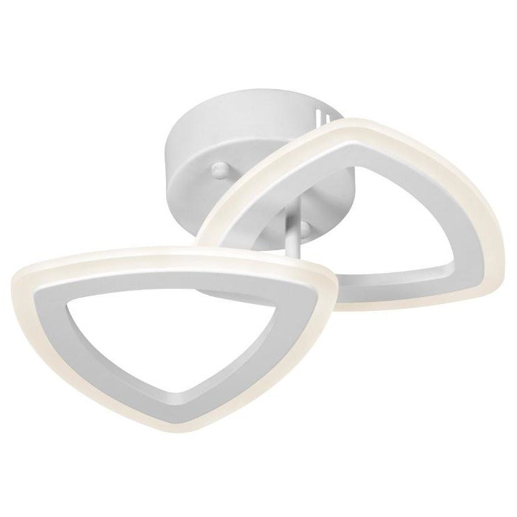 VEN Minimalistyczny plafon W7112-2S BK ledowa lampa sufitowa 36W czarna