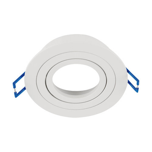 Ideus Okrągłe oczko wpustowe Luba 04041 minimalistyczne białe do kuchni