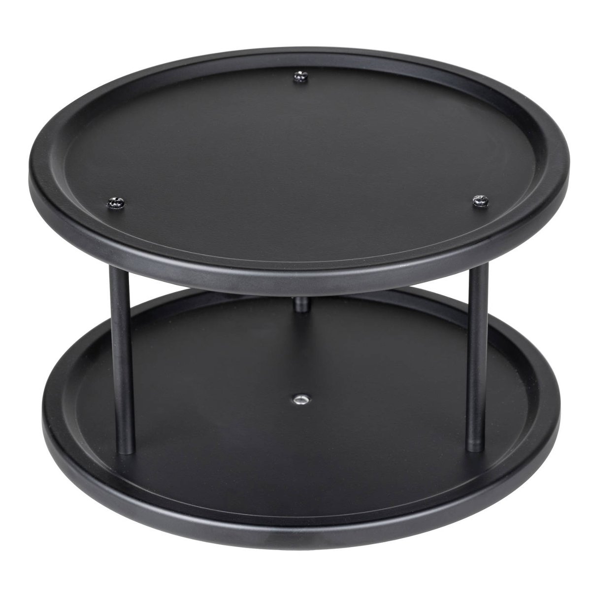 Czarny organizer na przyprawy Wenko Lazy Susan