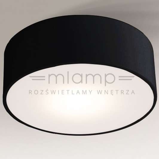 Shilo plafon techniczny LED Zama 15W 3000lm 3000K czarny 7031