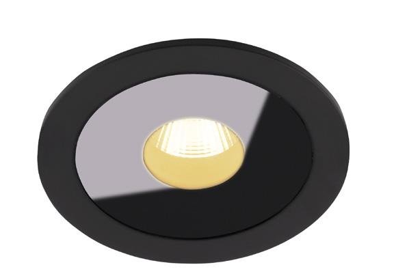 Maxlight Oprawa wpuszczana Plazma IP54 H0088 czarna oprawa wpuszczana w nowoczesnym stylu H0088