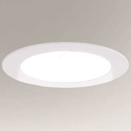 Shilo łazienkowa oprawa sufitowa LED Tottori IL 10W 1000lm 3000K biała wpuszczana IP44 7726