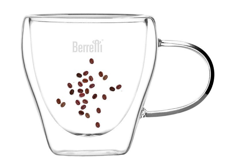 Szklanka podwójna ścianka 370 ml Zestaw 2szt TAZZA