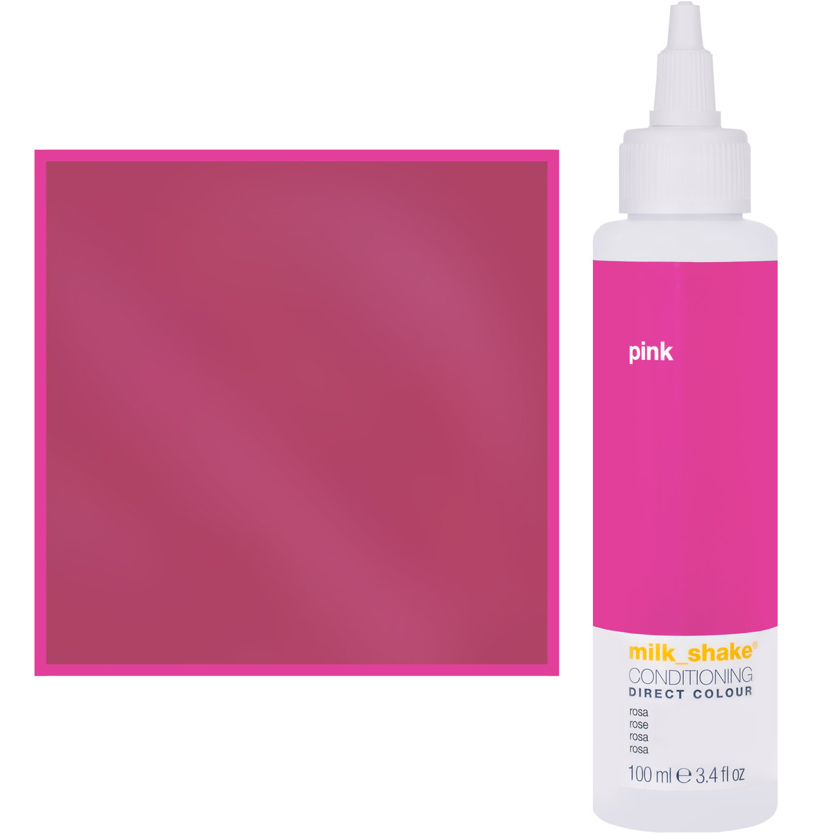Milk Shake Direct Toner odżywka koloryzująca do włosow Pink Różowy 100ml masło shea, regeneruje, nawilża, odżywia