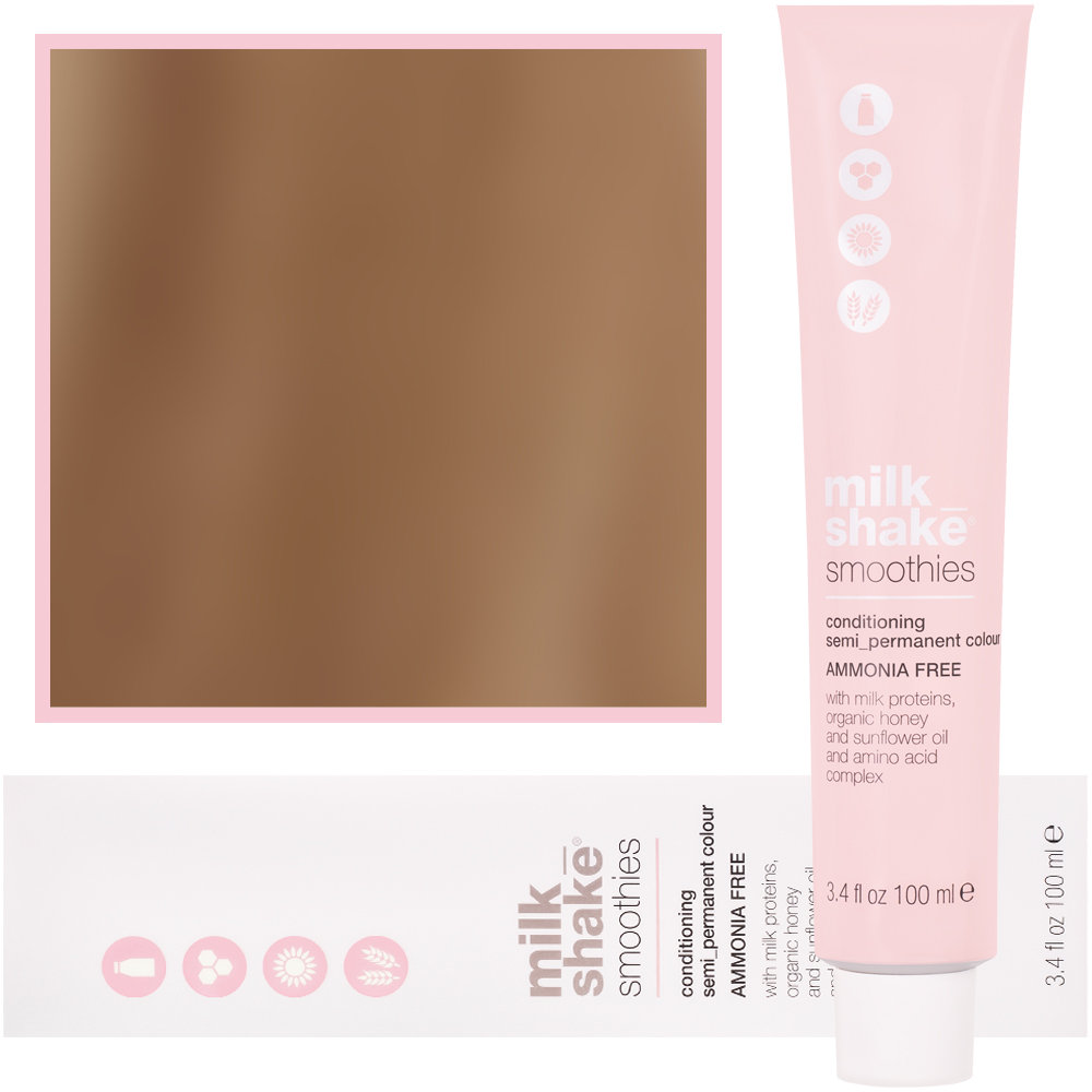 Milk Shake, Smoothies Conditioning Semi-Permanent Colour, Półtrwała farba do włosów 7.13|7AG, 100 ml