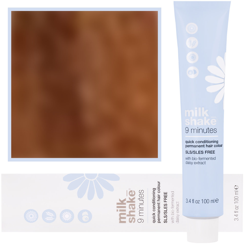 Milk Shake, 9 Minutes Quick Colour, Trwała farba do włosów 6,3|6G, 100 ml