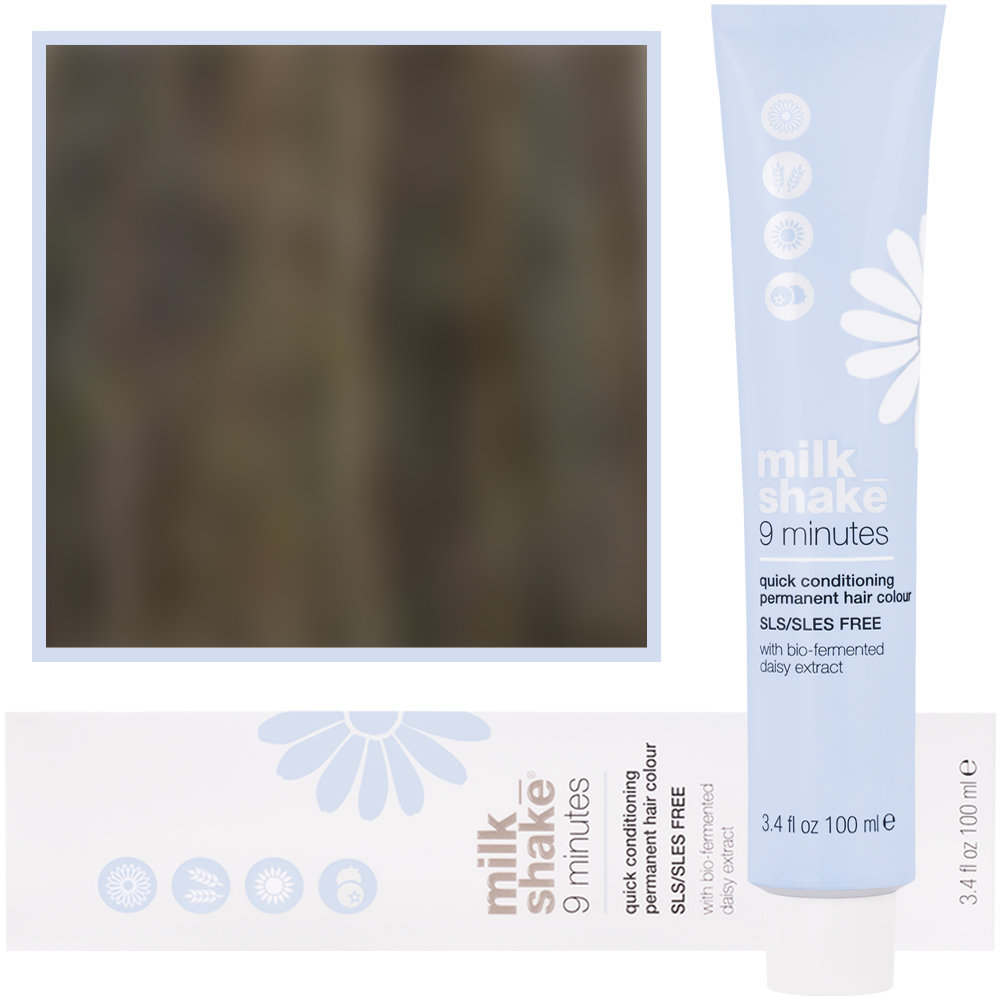 Milk Shake, 9 Minutes Quick Colour, Trwała farba do włosów 6,1|6A, 100 ml