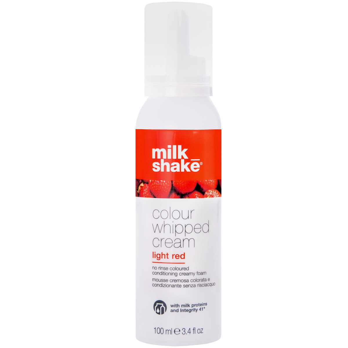 Milk_Shake Colour Whipped Cream pianka tonująca do wszystkich rodzajów włosów Light Red 100 ml
