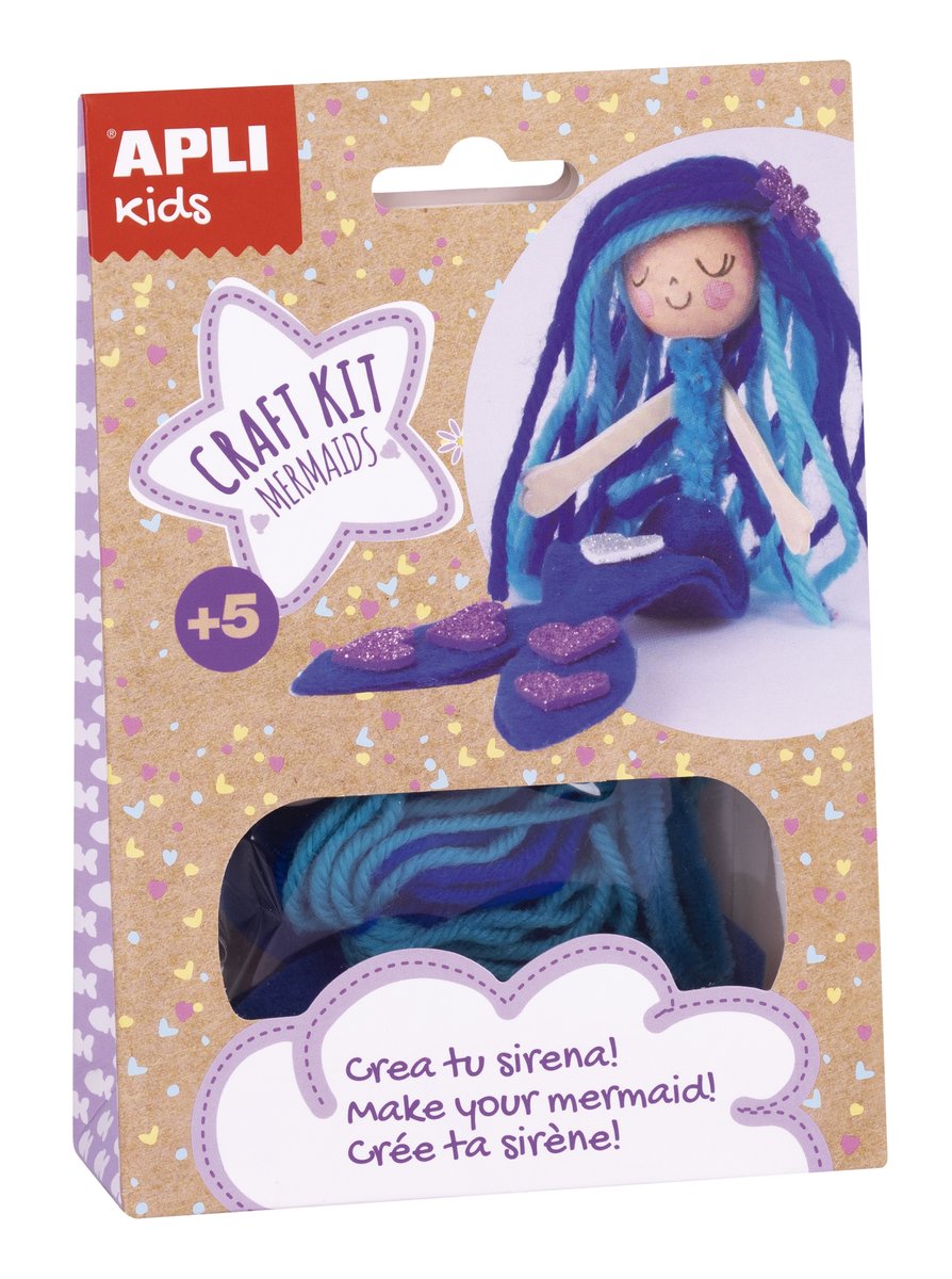 Apli Kids Zestaw artystyczny Niebieska Syrenka