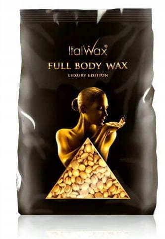 ItalWax, Full Body Wax Luxury Film Wax, Luksusowy wosk twardy w granulkach do depilacji bezpaskowej niskotemperaturowy, 250g