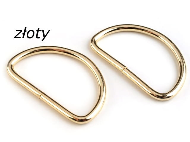 kufer-pasmanteria.pl Półkole metalowe 20 mm (1szt) ZŁOTE 6E55-5256D_20220512155334