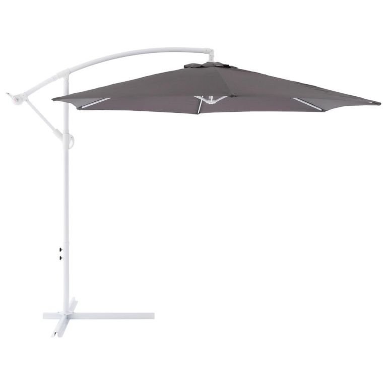 Wiszący Parasol Z Rączką - Ok. 3 M, Antracyt