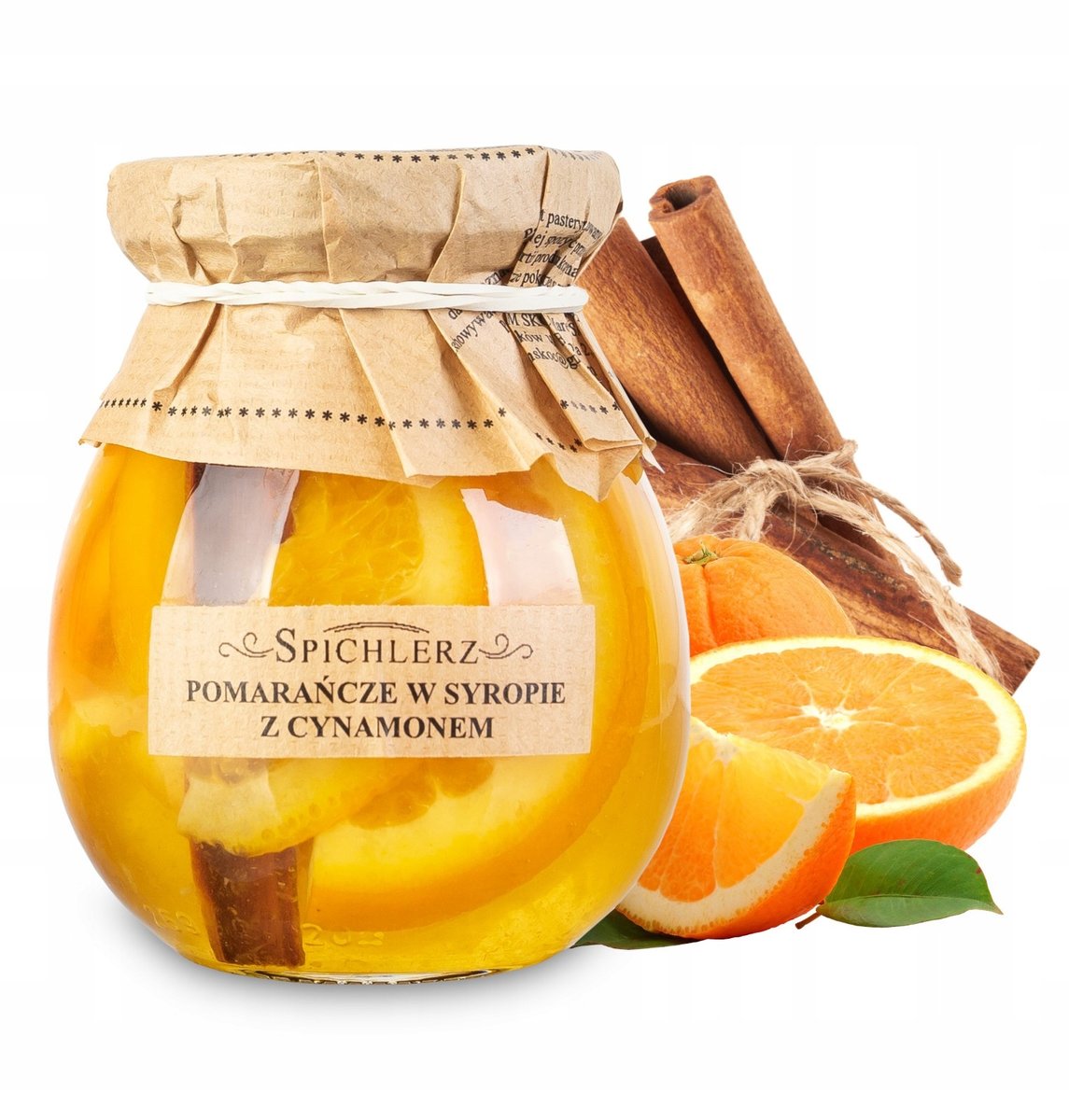 Symbol Smaku Pomarańcz w Syropie z Cynamonem 260g