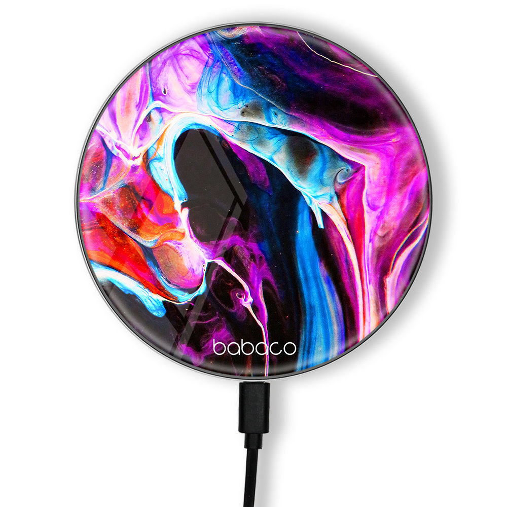 Ładowarka Indukcyjna Abstrakt 026 Babaco Wielobarwny