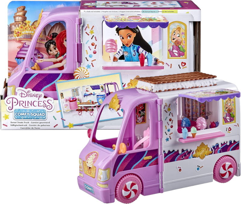 Disney Princess Comfy Squad Auto Ze Słodyczami Foodtruck  E9617