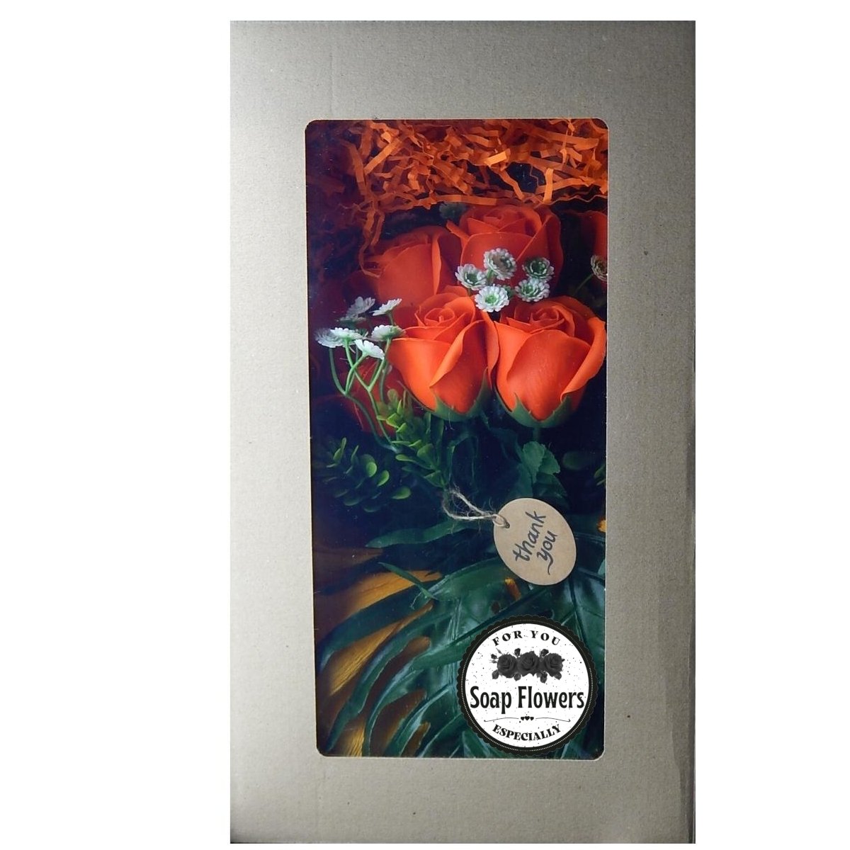Stelaż Do Bukietu+7 Mydlanych Róż DIY 09