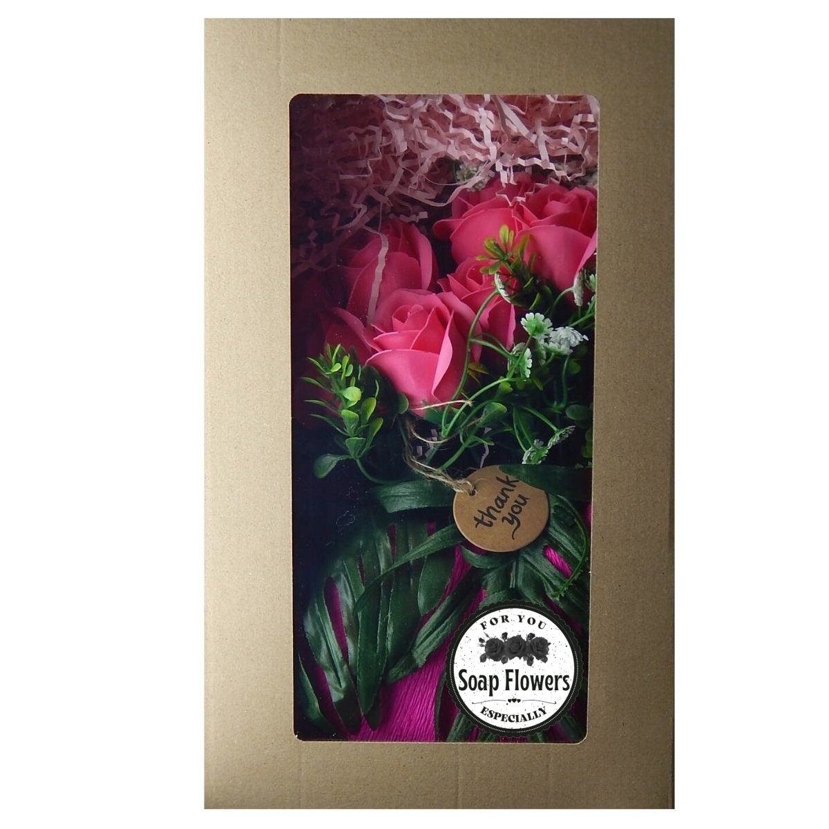 Stelaż Do Bukietu+7 Mydlanych Róż DIY 05