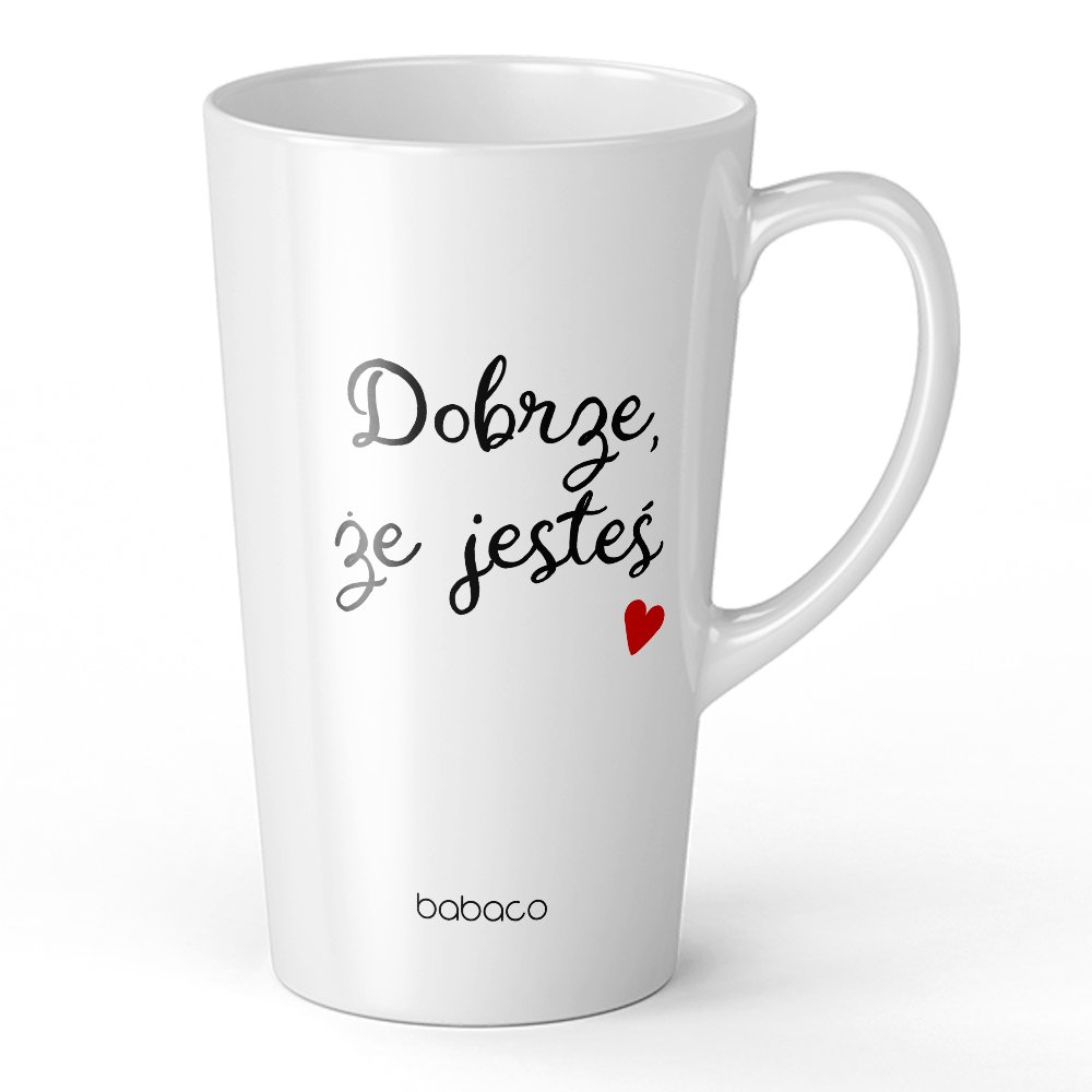 Kubek Dobrze, że jesteś 101 Babaco Biały / Babaco