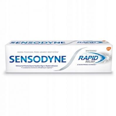 GSK Sensodyne Pasta do zębów Whitening Rapid Relief 75ml