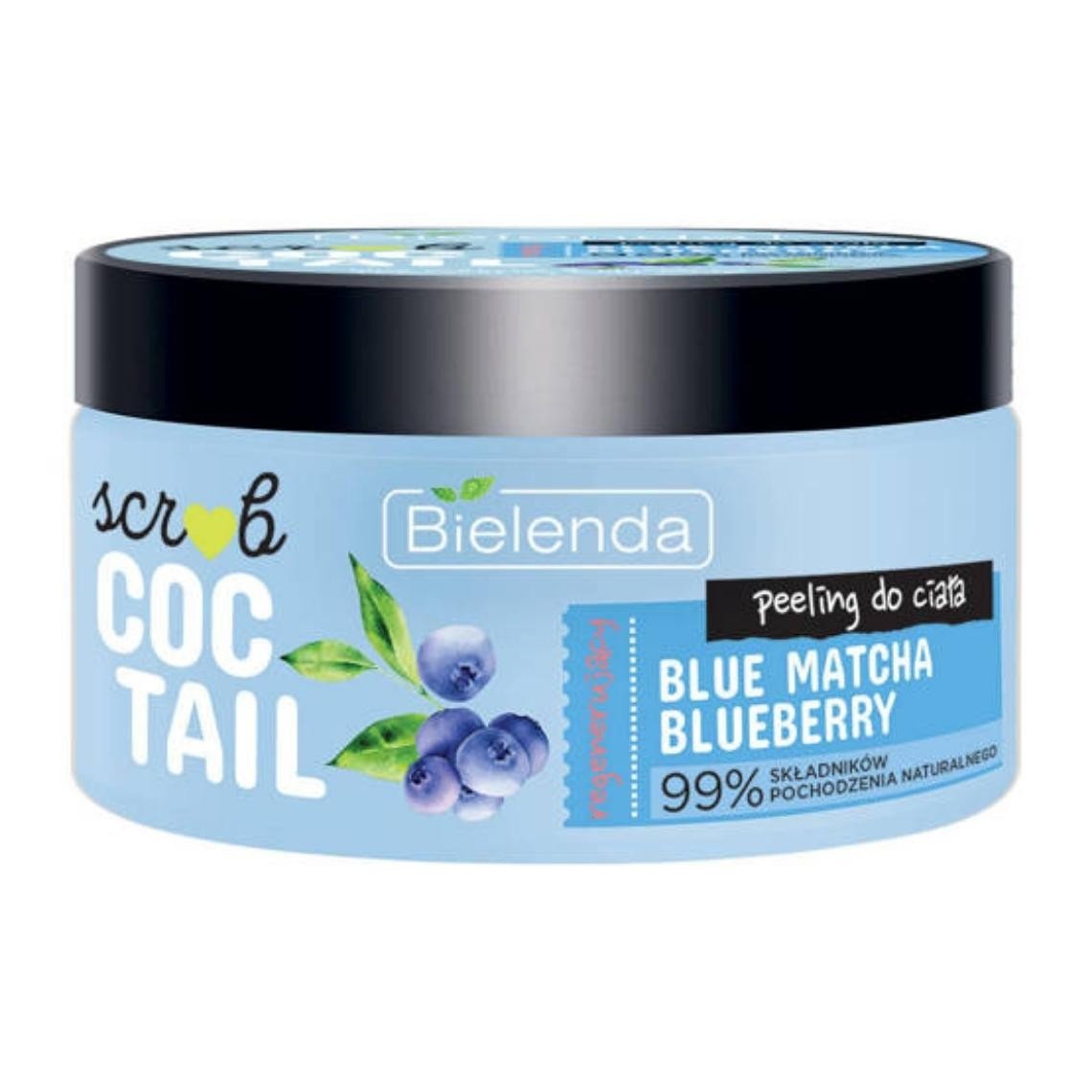 Bielenda Scrub Coctail regenerujący peeling do ciała blue matcha blueberry 350 g