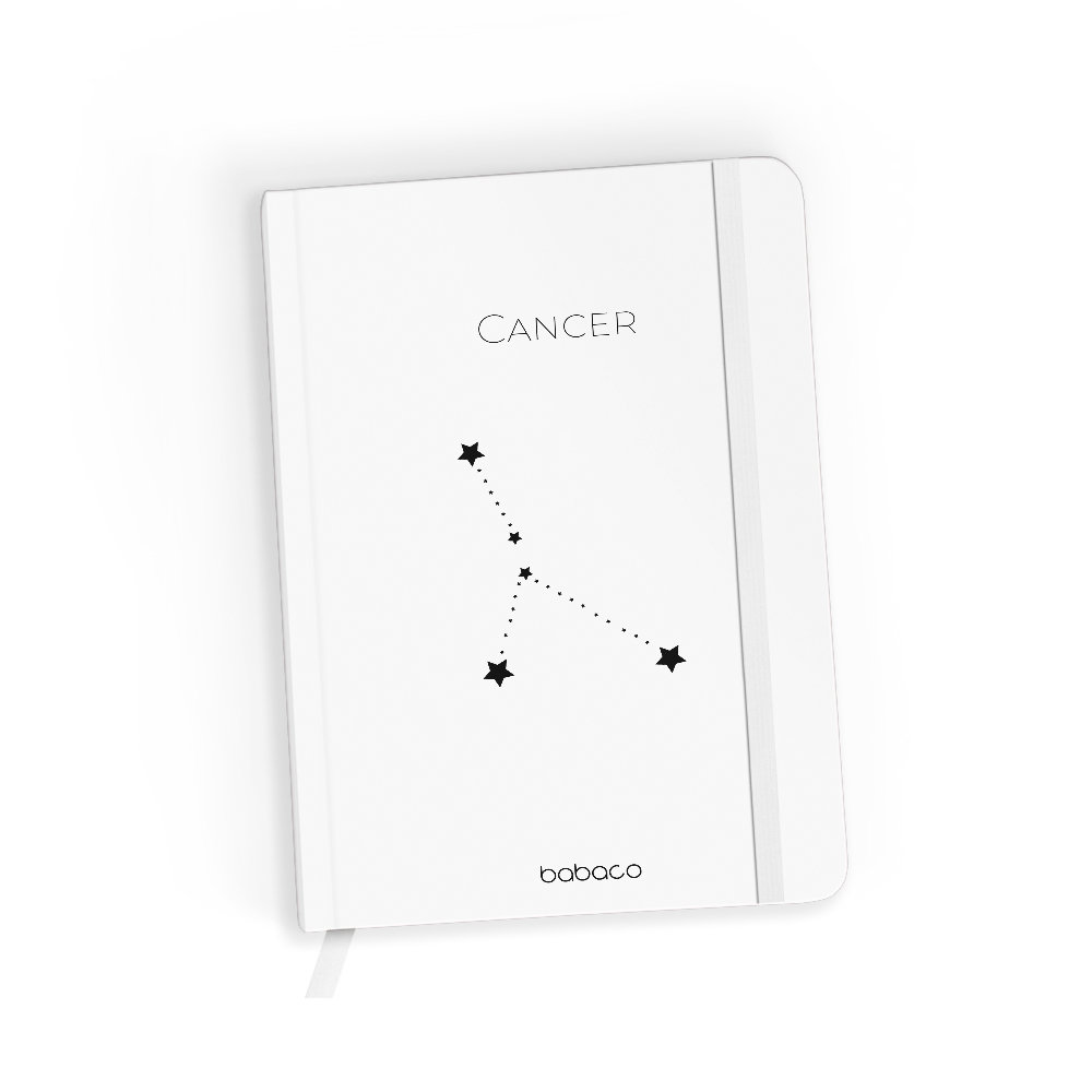 Notes w kratkę Zodiac Constellation 004 Babaco Biały / Babaco