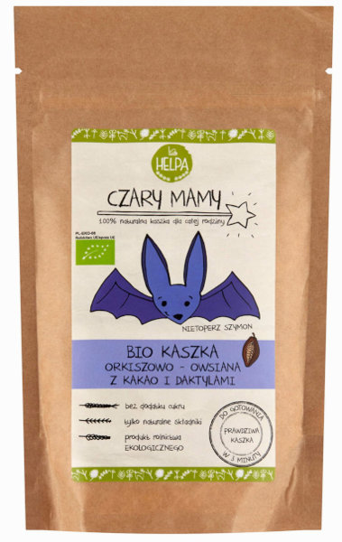 Kaszka Orkiszowo - Owsiana z Kakao i Daktylami HELPA BIO, 200g