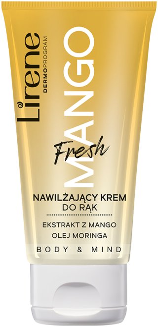 Lirene Body & Mind - Nawilżający Krem do rąk Mango 50ml