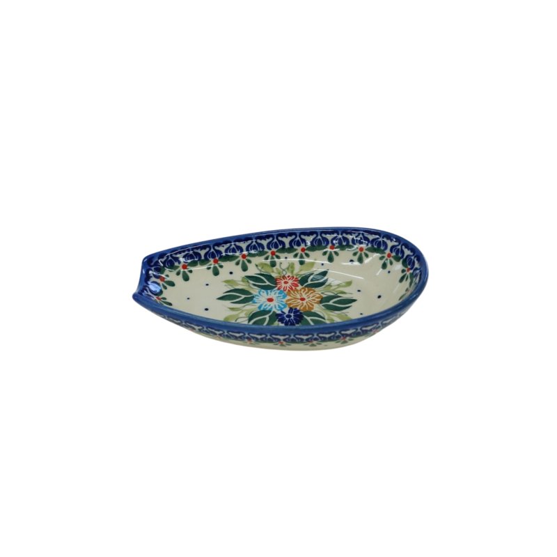 Ceramiczna podstawka na łyżkę Ceramika Bolesławiec
