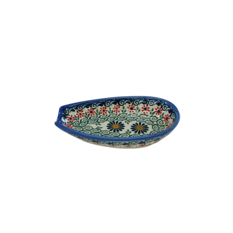 Ceramiczna podstawka na łyżkę Ceramika Bolesławiec