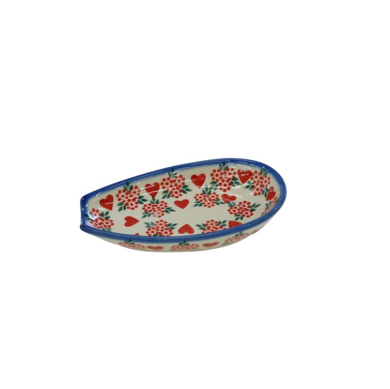 Ceramiczna podstawka na łyżkę Ceramika Bolesławiec