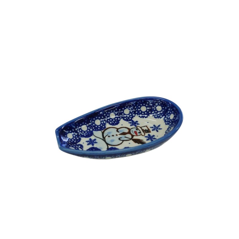 Ceramiczna podstawka na łyżkę Ceramika Bolesławiec